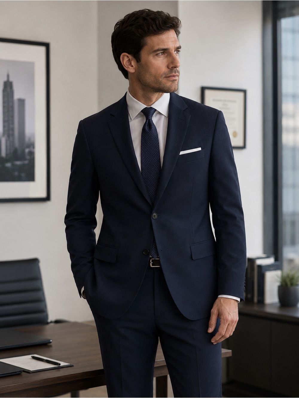 Michael Kors Wool Blazer – Classic Tailored Business‎ Formal | 42R/ Office